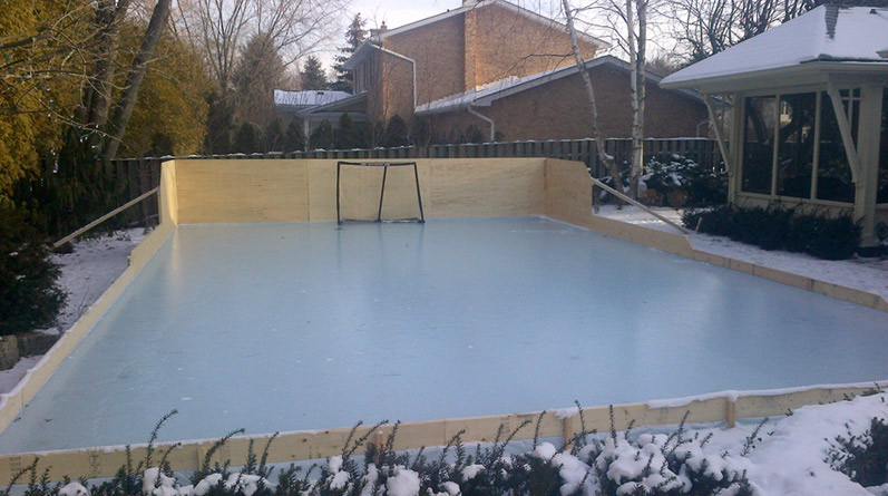 Rink Liners and Backyard Skating Rink Tarps | How To Install